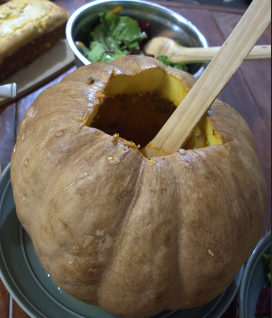 Calabaza Rellena de Carne