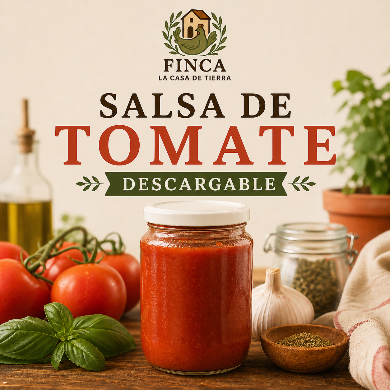 Receta Salsa de Tomate Clásica