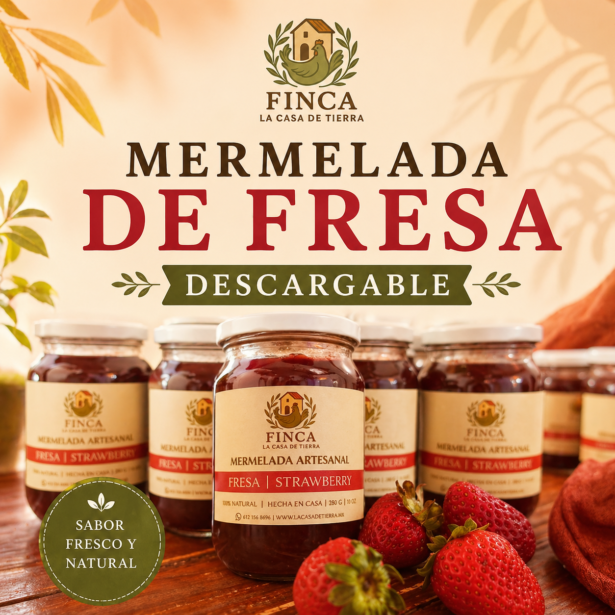 Receta Mermelada de Fresas